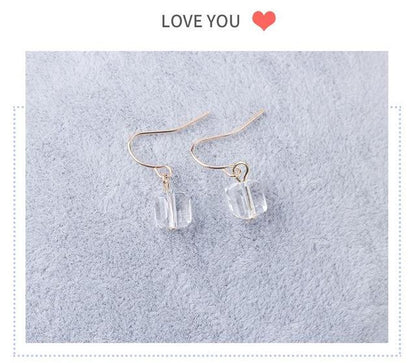 2024 New Hollow Geometry Earrings Heart Sweet Gold Love Earrings Women Gifts Jewelry Orecchini Brincos Pendientes Oorbellen