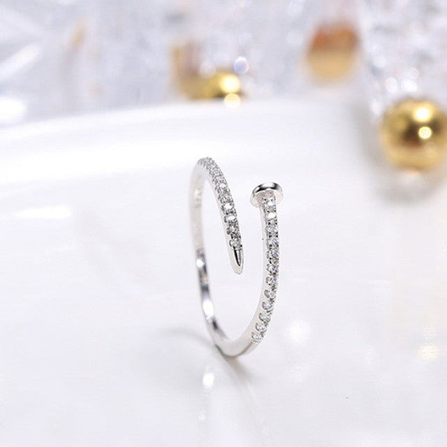 Classic Design Fine Jewelry Micro-set Zircon Luxury Stainless Steel Rings for Woman Holiday Party Daily Gifts Rings for Man