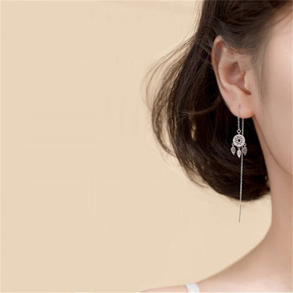 Fashion Butterfly Tassel Drop Earrings For Women Trendy Shiny Moon Star Pearls Dangle Earrings Korean Jewelry Girls Party Gifts